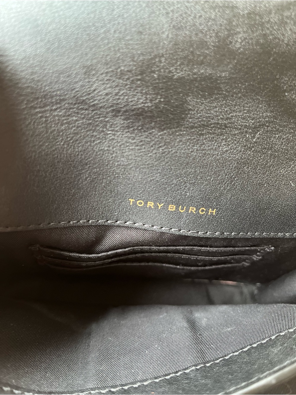 Tory Burch Georgia Quilted Leather Turn Lock Mini Bag in Black - Picture 15 of 16